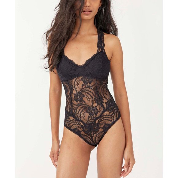 Free People Tops - 🎉LAST CHANCE🎉 NWT Free People Midnight Hour Bodysuit / Black